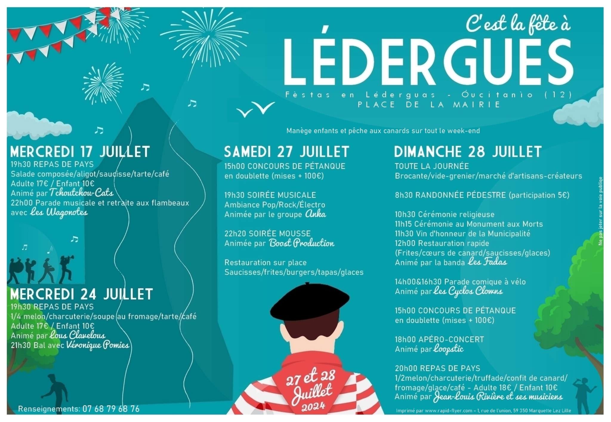 Lire la suite à propos de l’article Fête de Lédergues – samedi 27 – dimanche 28 juillet