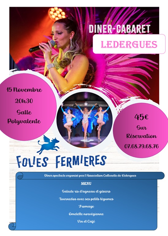 Lire la suite à propos de l’article Soirée diner cabaret ACL