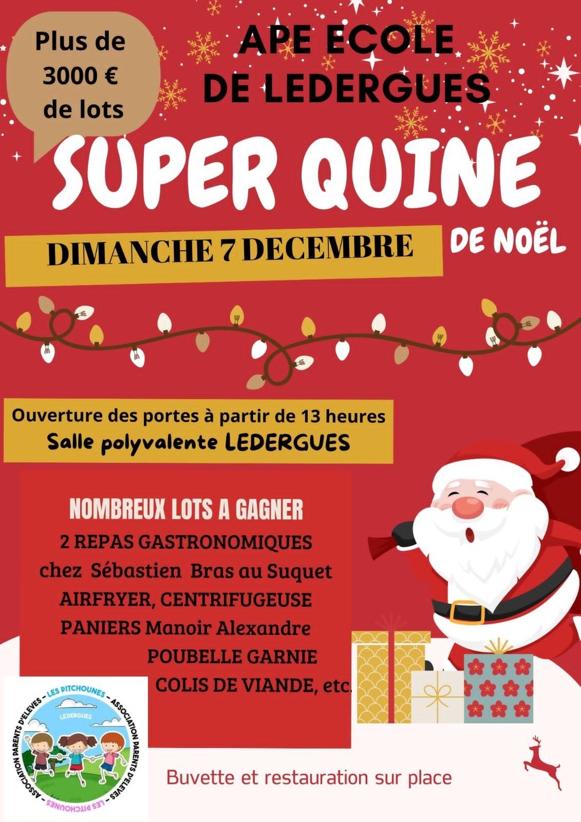 Lire la suite à propos de l’article Super quine de l’école